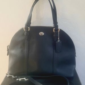 Coach Domed Leather Handbag
